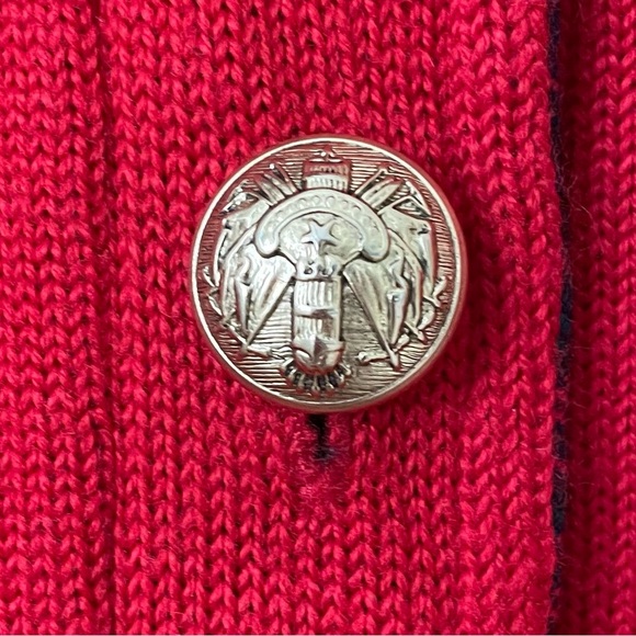 Vintage Men’s Polo Sweater Tartan Plaid Collar Merino Wool Equestrian Dog Preppy - Picture 11 of 14